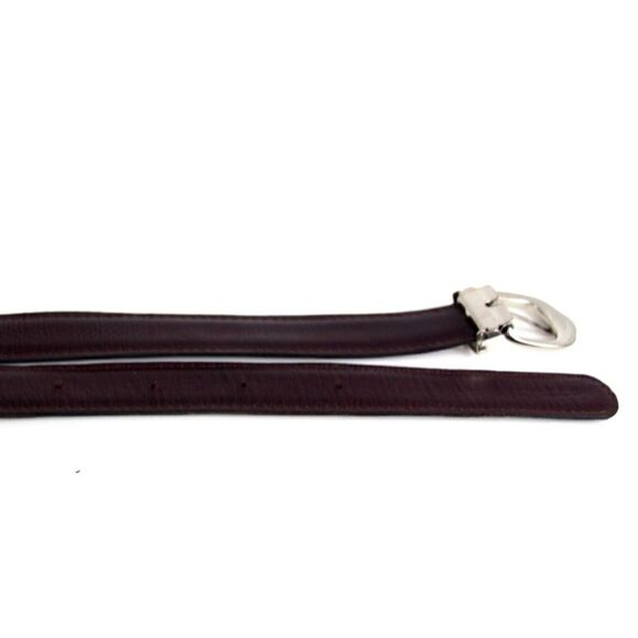 Elico CROCO EMBOSSED BLACK GENUINE LEATHER 1.25\